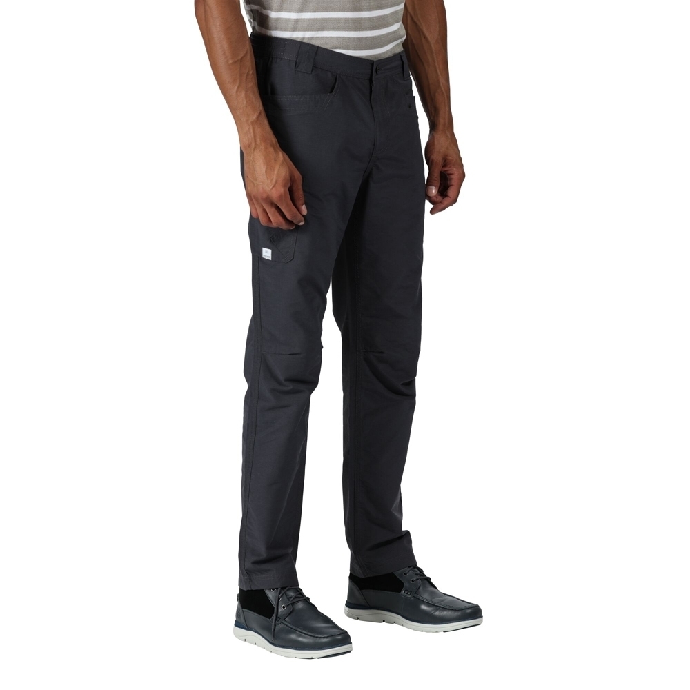 Regatta Mens Delgado Cotton Elasticated Walking Trouser 42 - Waist 42’ (106.5cm), Inside Leg 33’