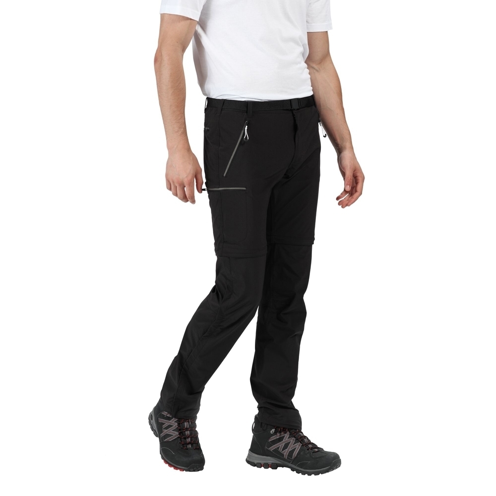 Regatta Mens Xert Stretch Zip Off III Walking Trousers 38L - Waist 38’ (96cm), Inside Leg 36’ #110