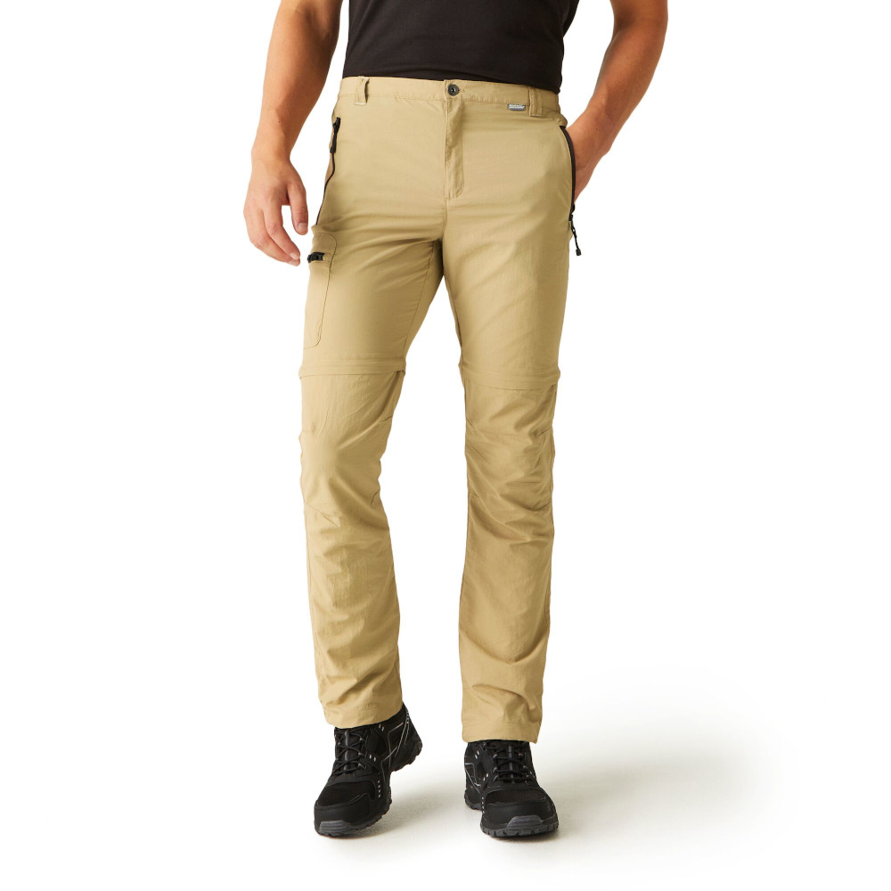 Regatta Mens Leesville Zip Off Lightweight Walking Trousers 32S - Waist 32’ (81cm), Inside Leg 30’