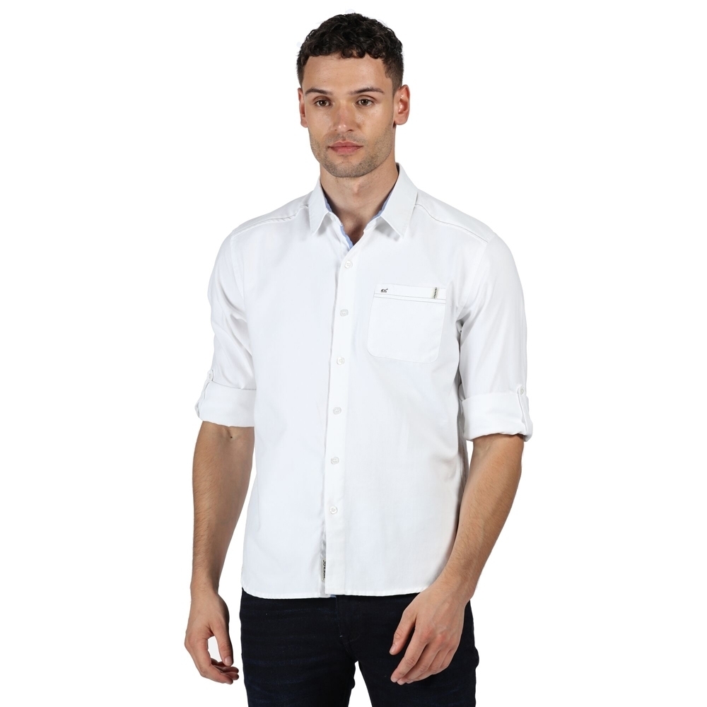 Regatta Mens Banning Cotton Oxford Long Sleeve Shirt XL - Chest 43-44’ (109-112cm)