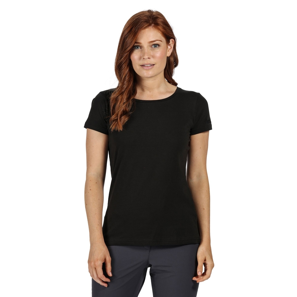 Regatta Womens Carlie Coolweave Cotton Casual Jersey T Shirt 14 - Bust 38’ (97cm)