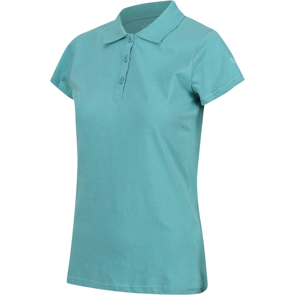 Regatta Womens Sinton Coolweave Cotton Jersey Polo Shirt 12 - Bust 36’ (92cm)
