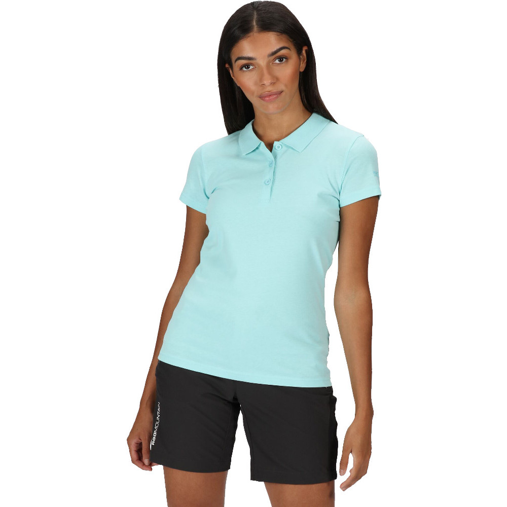Regatta Womens Sinton Coolweave Cotton Jersey Polo Shirt 16 - Bust 40' (102cm)