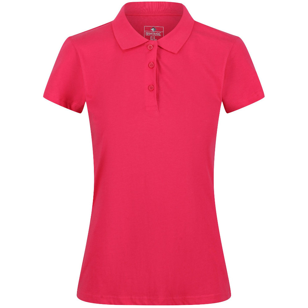 Regatta Womens Sinton Coolweave Cotton Jersey Polo Shirt 20 - Bust 45’ (114cm)