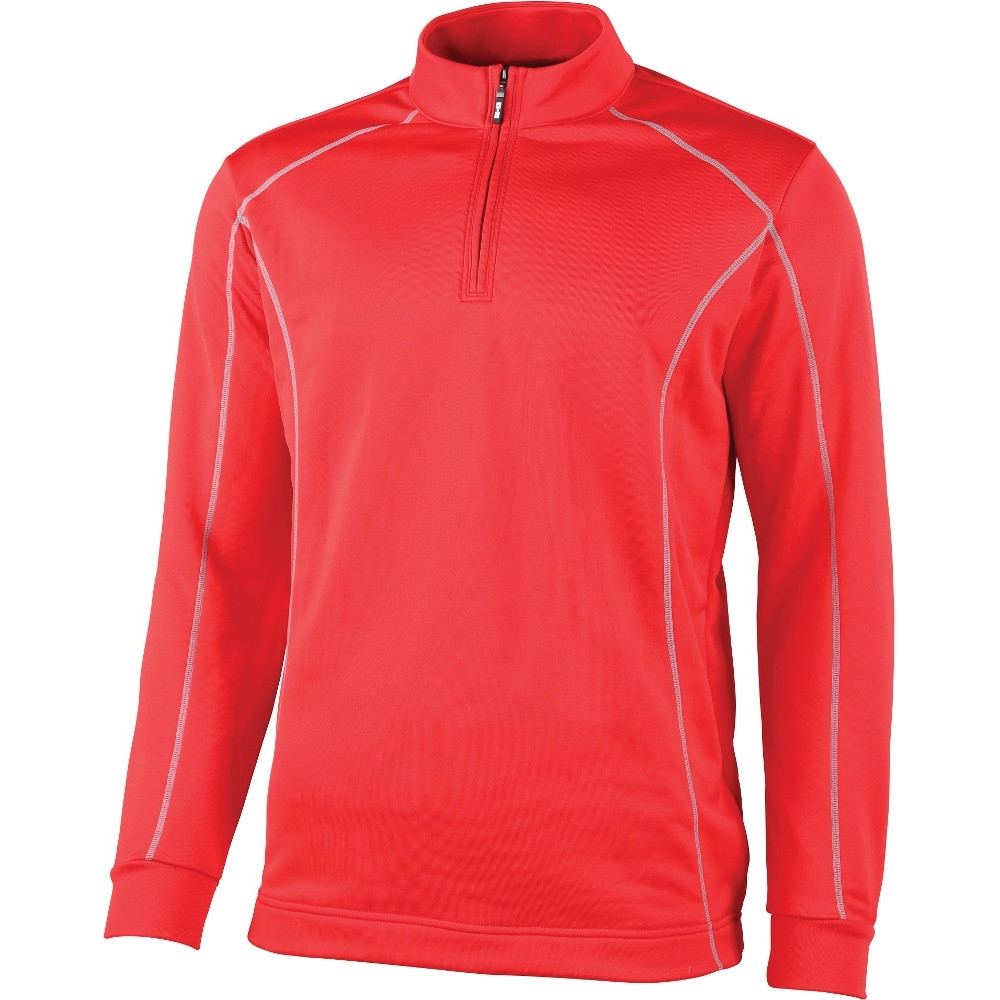 Rhino Mens Seville 1/4 Zip Breathable Mid Layer Running Top L - (Chest 42/44’)