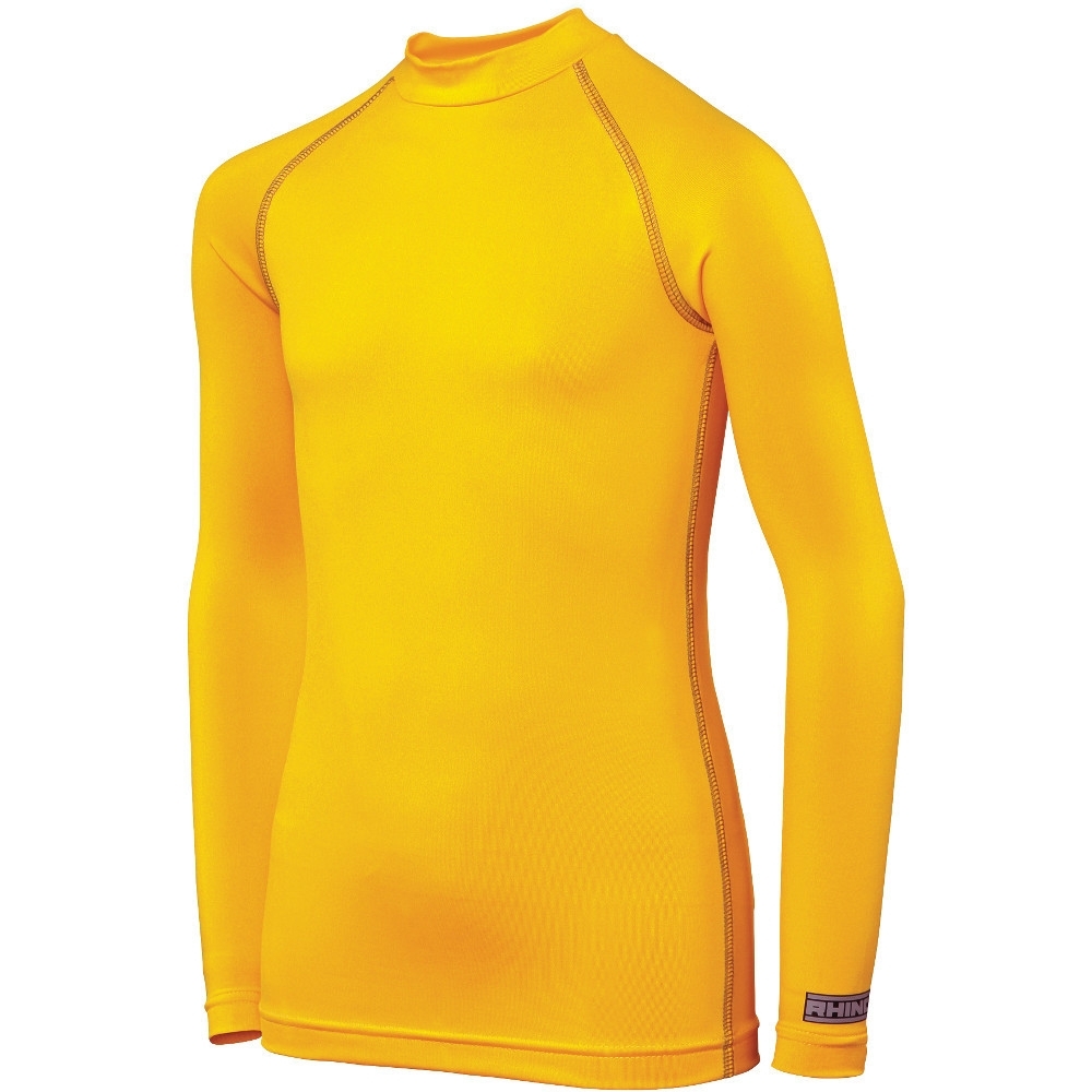 Rhino Boys Long Sleeve Quick Drying Turtleneck Baselayer Top LY/XLY -  (Chest 32/34’)
