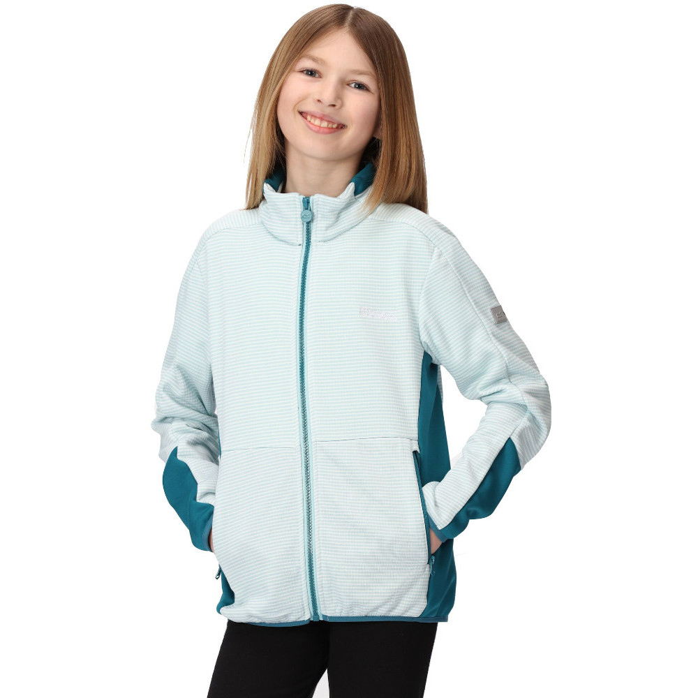 Regatta Girls Highton IV Full Zip Fleece Jacket 3-4 Years - Chest 55-57cm (Height 98-104cm)