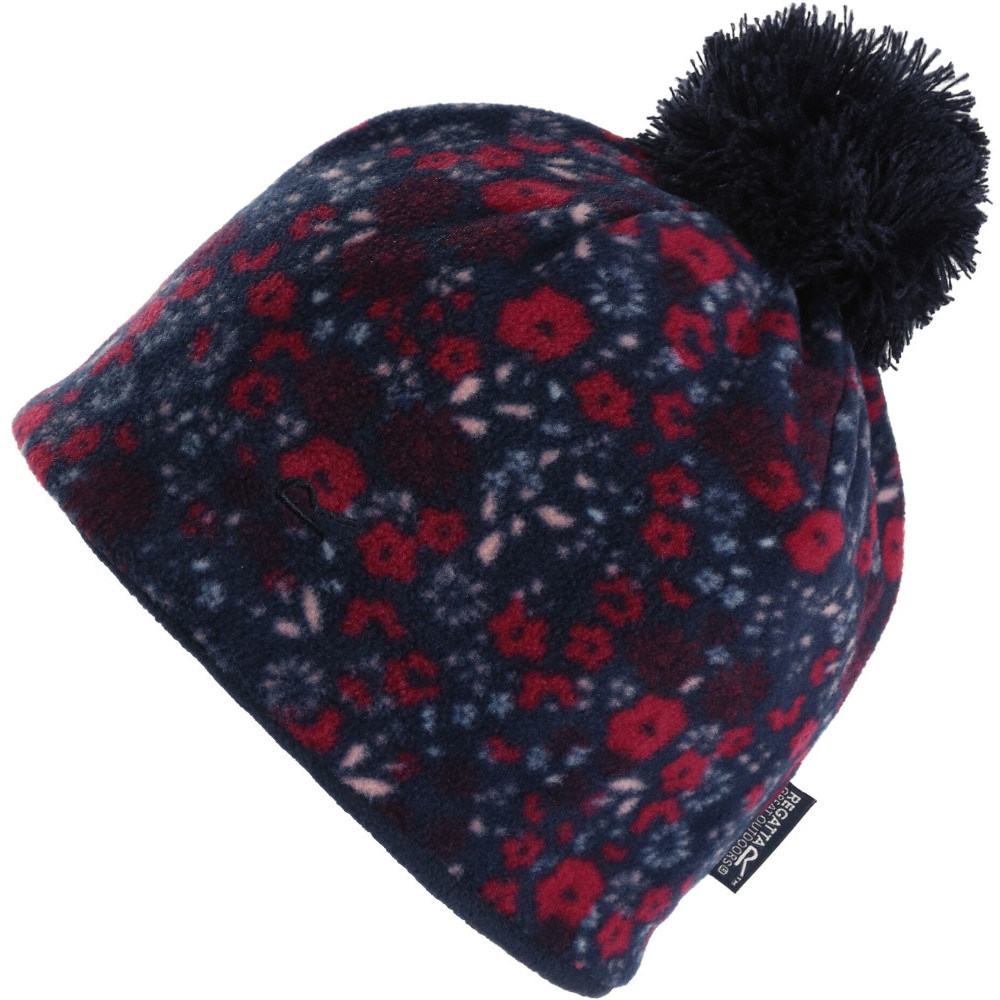 Product image of Regatta Boys Fallon Fleece Pom Pom Polyester Walking Hiking Beanie Hat 4-6 Years