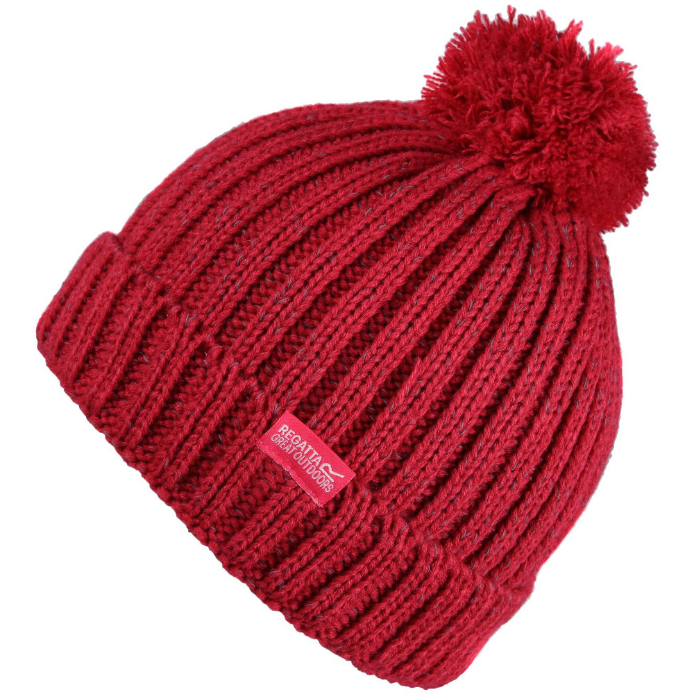 Product image of Regatta Boys Luminosity III Acrylic Knit Reflective Hat 4-6 Years