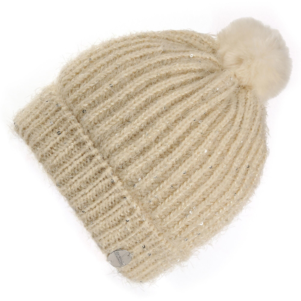Product image of Regatta Boys & Girls Heddie Lux Knitted Bobble Beanie Hat Age 11-13