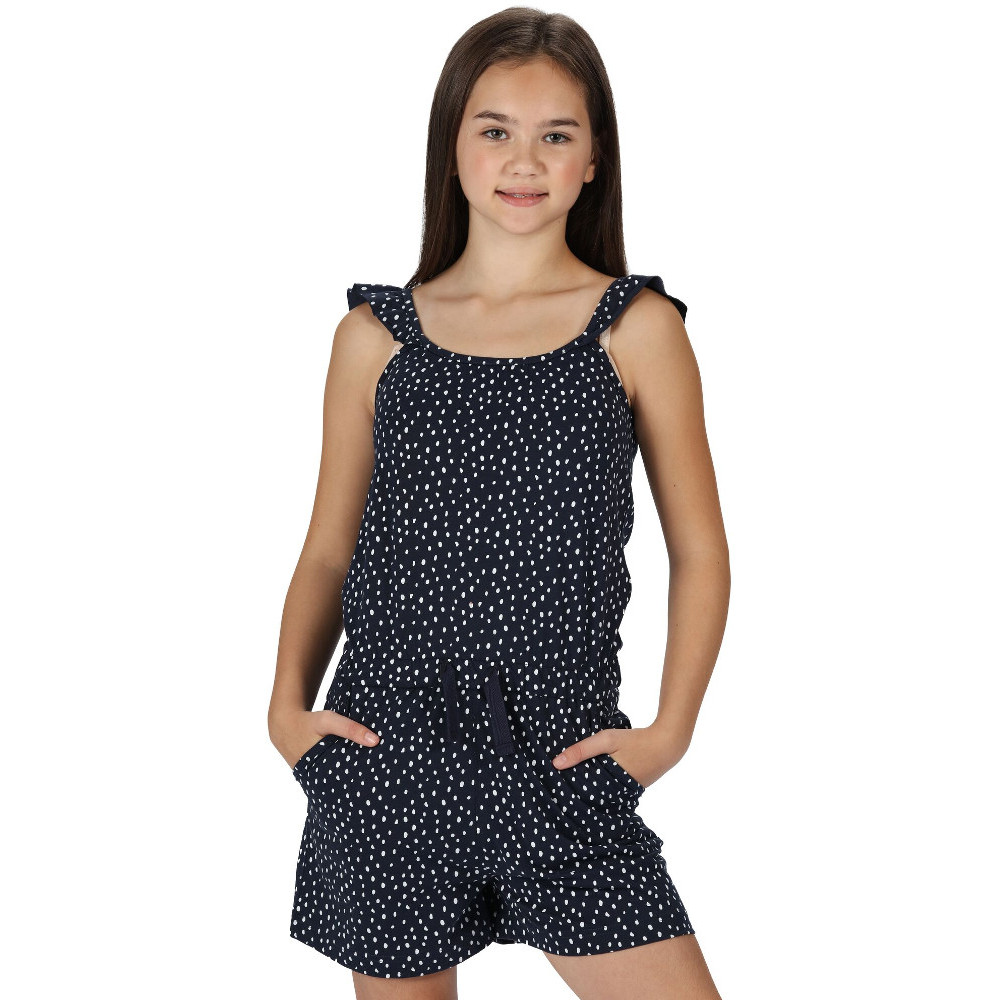 Regatta Girls Dorsey Coolweave Organic Cotton Playsuit 13 Years - Chest 79-83cm (Height 153-158cm)