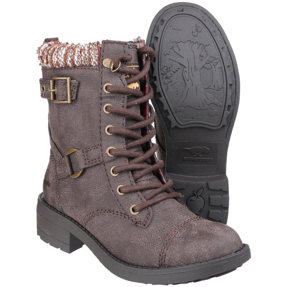 Rocket Dog Womens/Ladies Thunder Lace up Casual Faux Leather Boots UK Size 4 (EU 37, US 6)