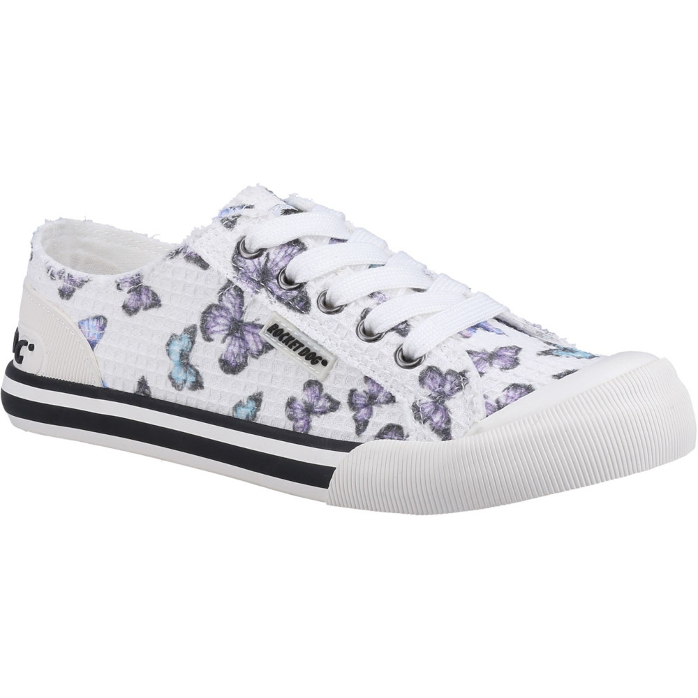 Rocket Dog Womens Jazzin Quincy Lace Up Canvas Trainers UK Size 3 (EU 36)