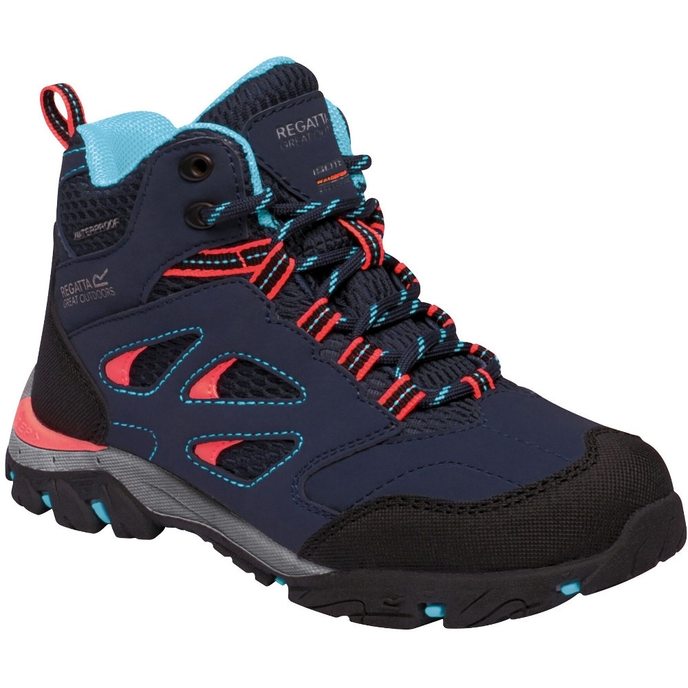 Regatta Boys & Girls Holcombe IEP Isotex Waterproof Walking Boots UK Size 2 (EU 34)