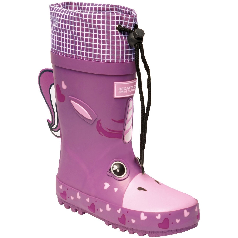 Regatta Boys Mudplay Durable Stabilising Wellington Boots UK Size 2 (EU 34)
