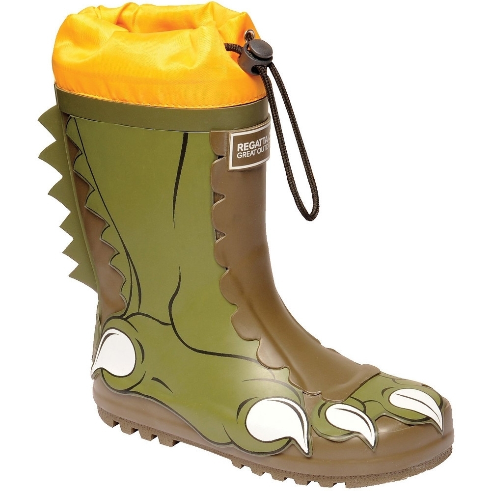 Regatta Boys Mudplay Durable Stabilising Wellington Boots UK Size 2 (EU 34)