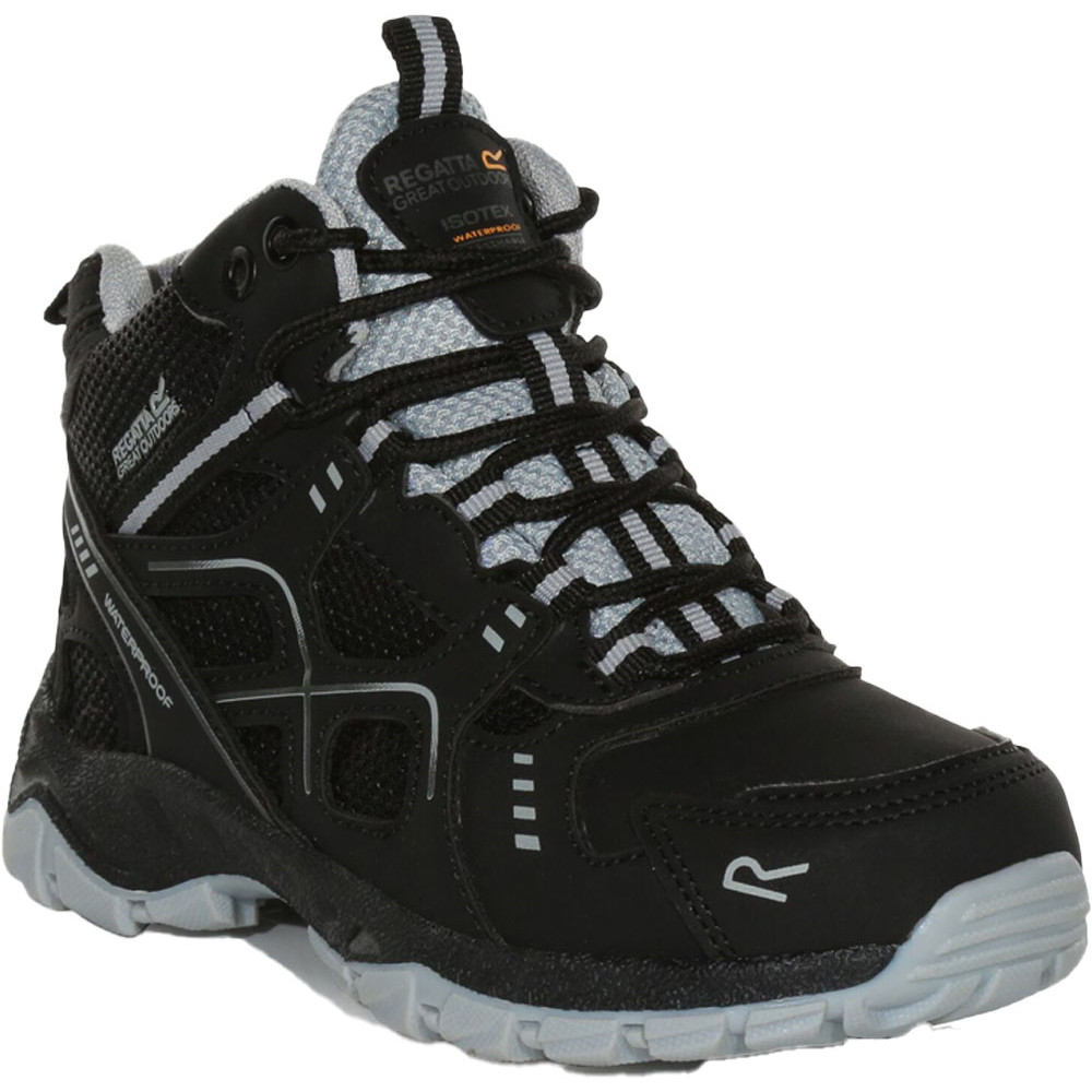 Regatta Boys Vendeavour Waterproof Lace Up Walking Boots Outdoor Look