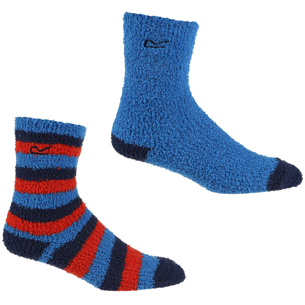 Product image of Regatta Boys 2 Pack Stretch Comfort Cosy Socks UK Size 3-5.5