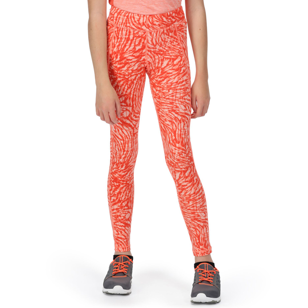 Regatta Girls Atkin II UV Protection Reflective Leggings 11-12 Years- Waist 57-60’, (146-152cm)