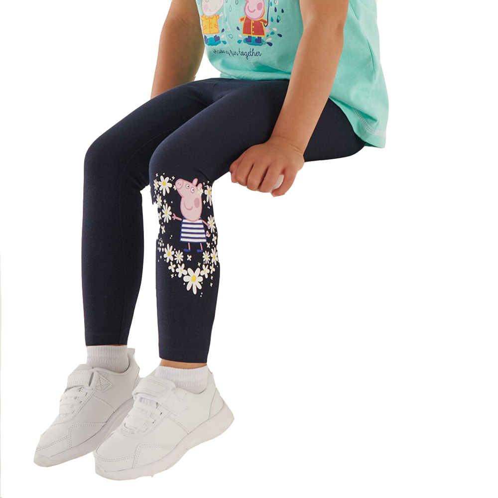 Regatta Girls Peppa Pig Printed Grpahic Leggings Trousers 24-36 Months (92-98cm)