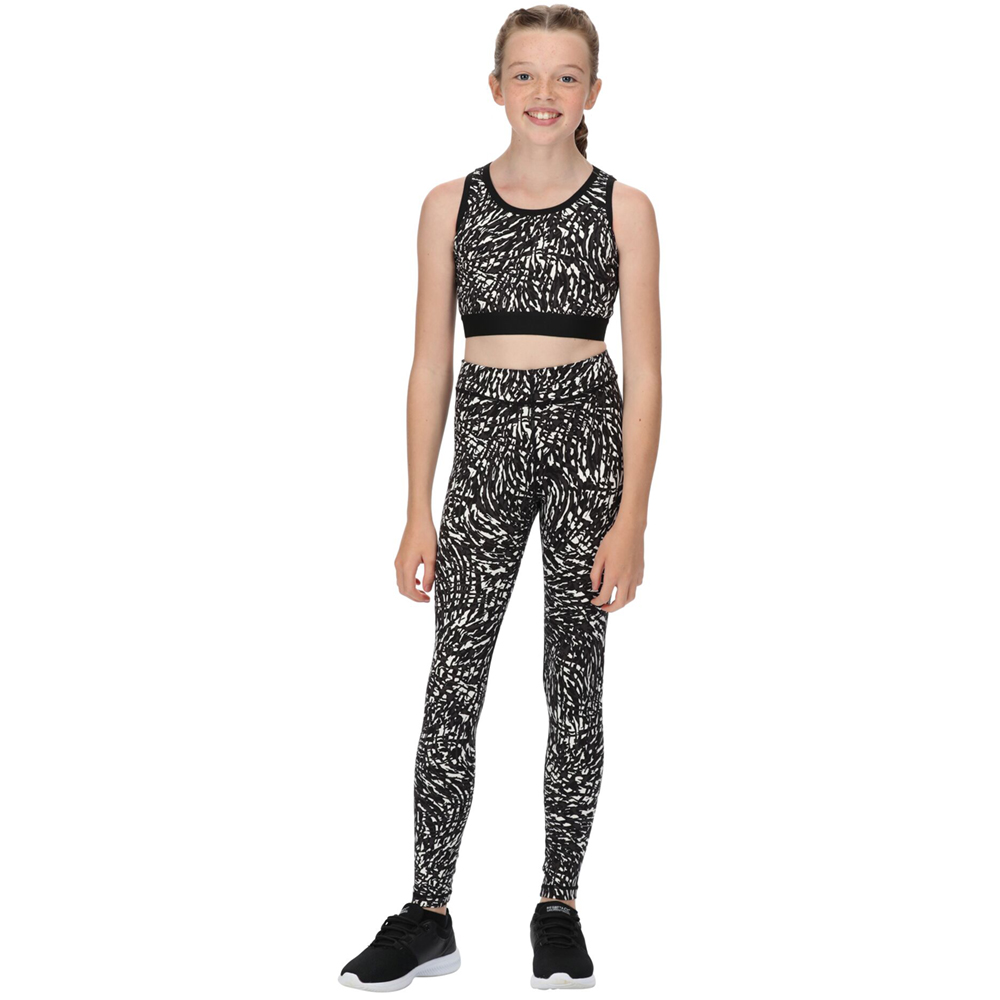 Regatta Girls Atkin Reflective Top And Bottoms Set 14 Years- Waist 29’, (73 cm)