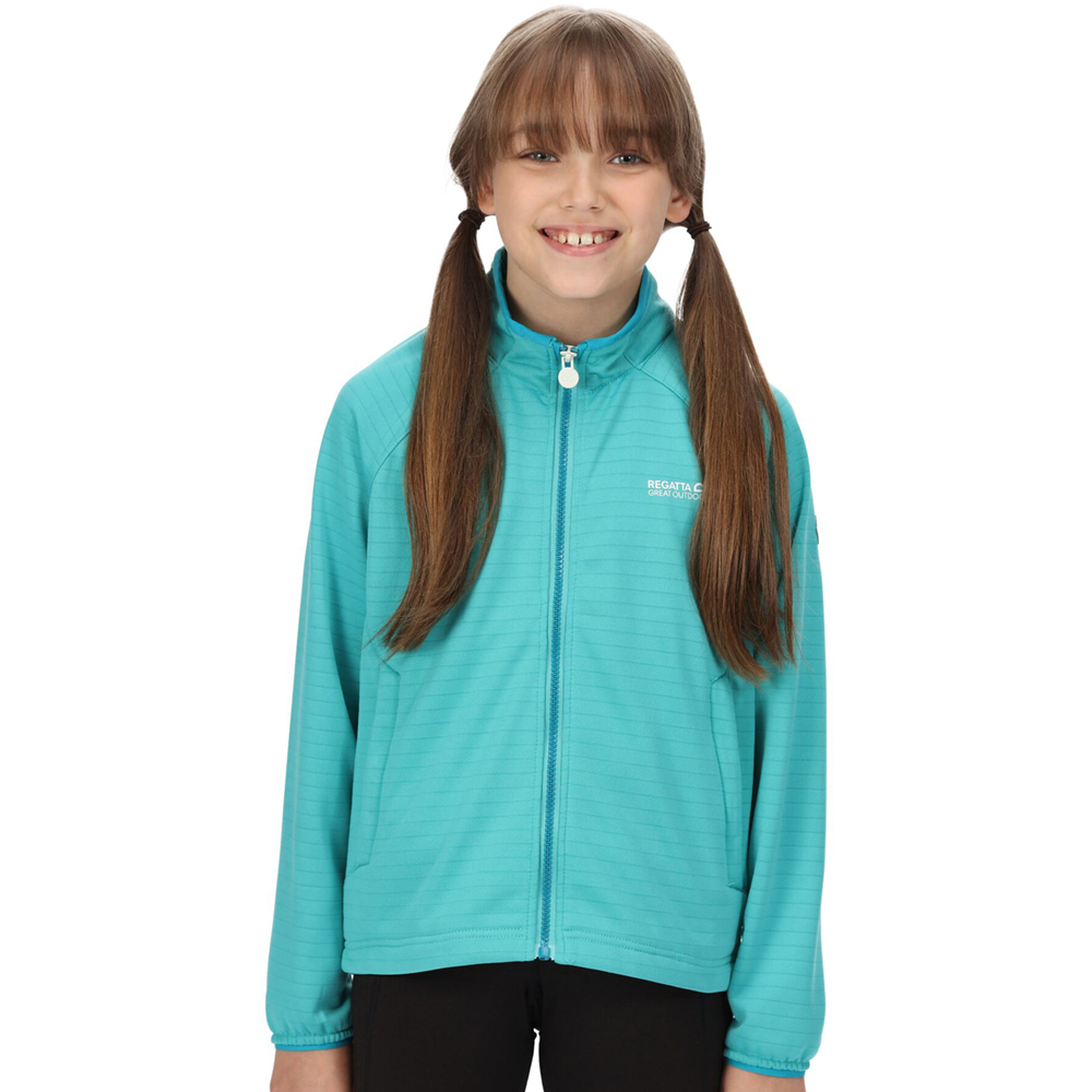 Regatta Girls Highton Reflective Stretchy Softshell Jacket 3-4 Years - Chest 55-57cm (Height 98-104cm)