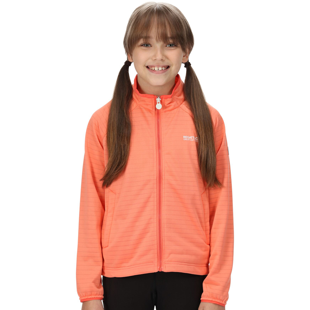 Regatta Girls Highton Reflective Stretchy Softshell Jacket 14 Years - Chest 86-98cm (Height 164-170cm)