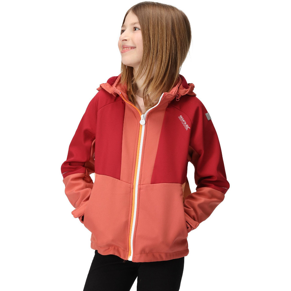 Regatta Girls Haydenbury Breathable Softshell Jacket 3-4 Years - Chest 55-57cm (Height 98-104cm)