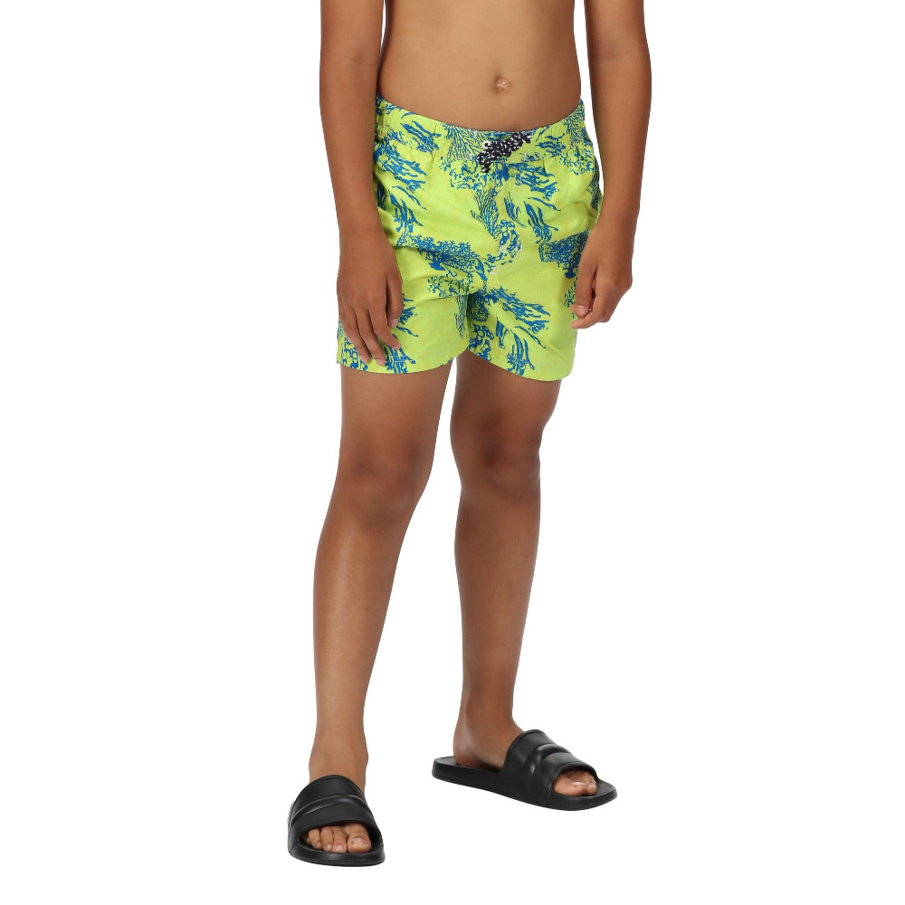 Regatta Boys Skander II Camoflauge Quick Dry Swim Shorts 5-6 Years - Waist 55-57cm (Height 110-116cm)