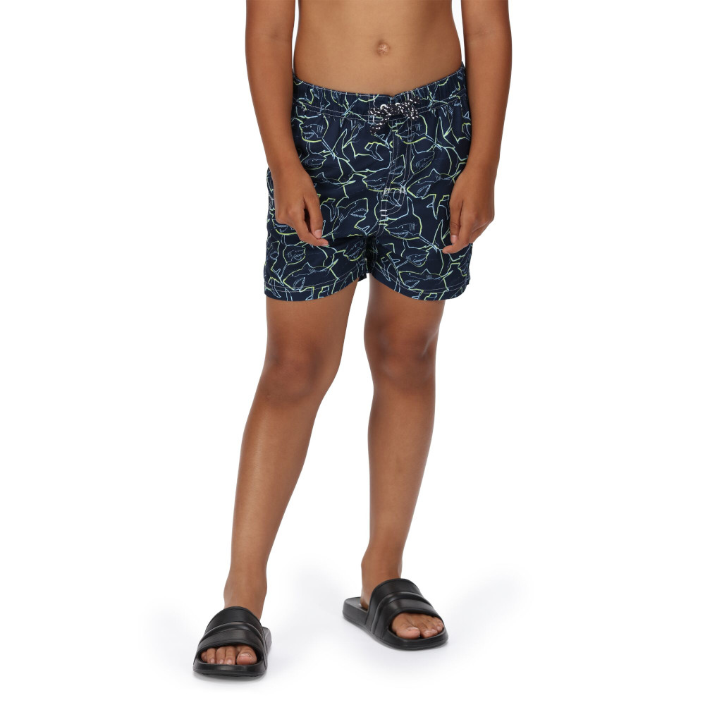 Regatta Boys Skander II Camoflauge Quick Dry Swim Shorts 9-10 Years - Waist 61-64cm (Height 135-140cm)