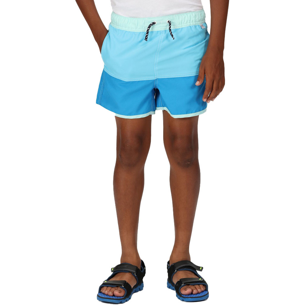 Regatta Boys Sergio Quick Dry Mesh Lined Swimming Shorts 13 Years - Waist 67-68cm (Height 153-158cm)