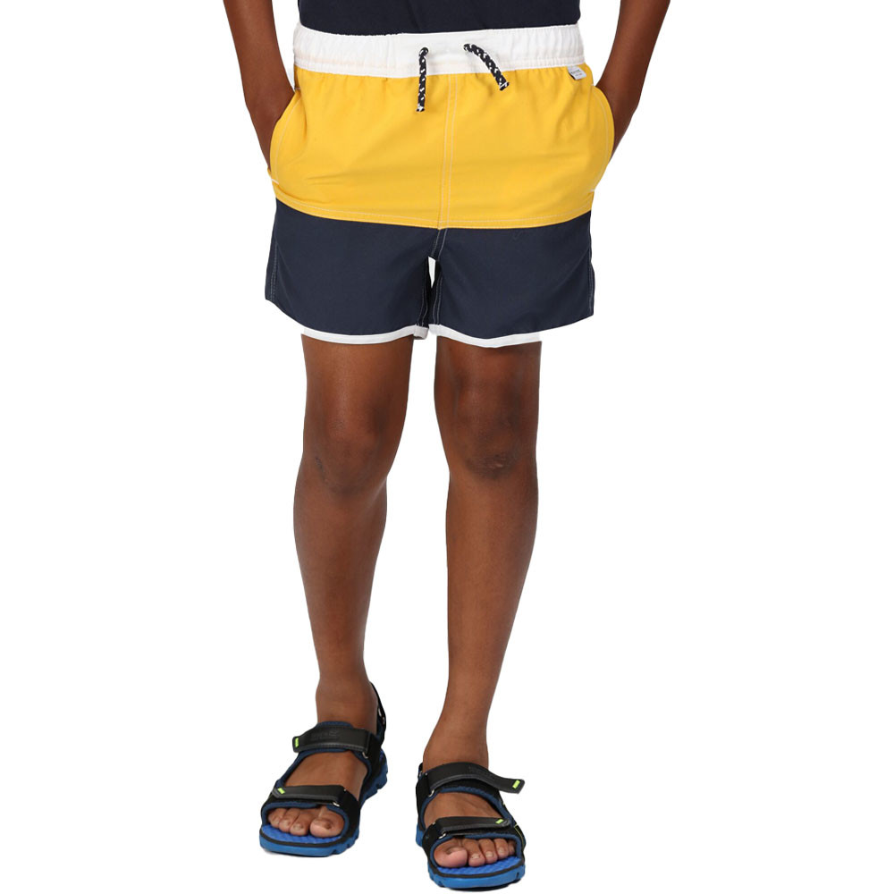 Regatta Boys Sergio Quick Dry Mesh Lined Swimming Shorts 3-4 Years - Waist 53-54cm (Height 98-104cm)