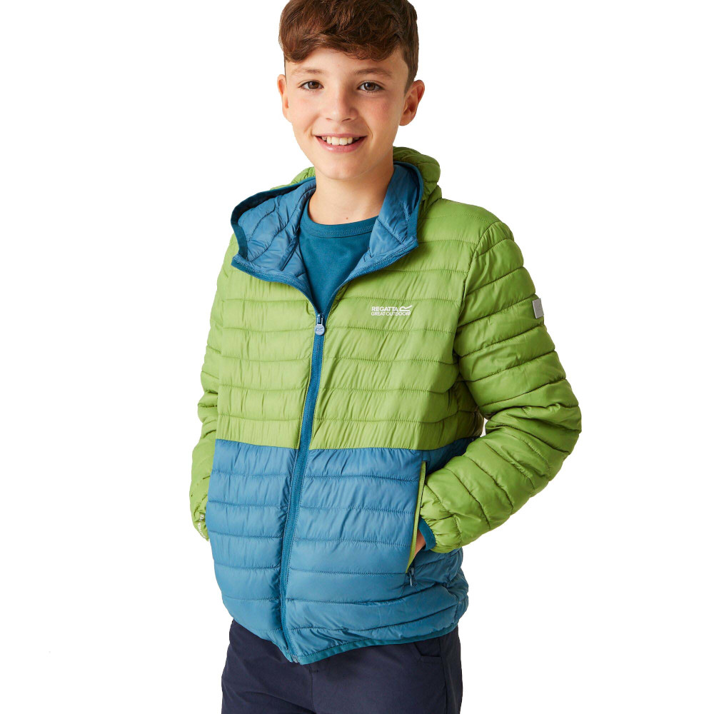 Regatta Boys Hillpack II Packable Hooded Padded Jacket 7-8 Years - Chest 63-67cm (Height 122-128cm)