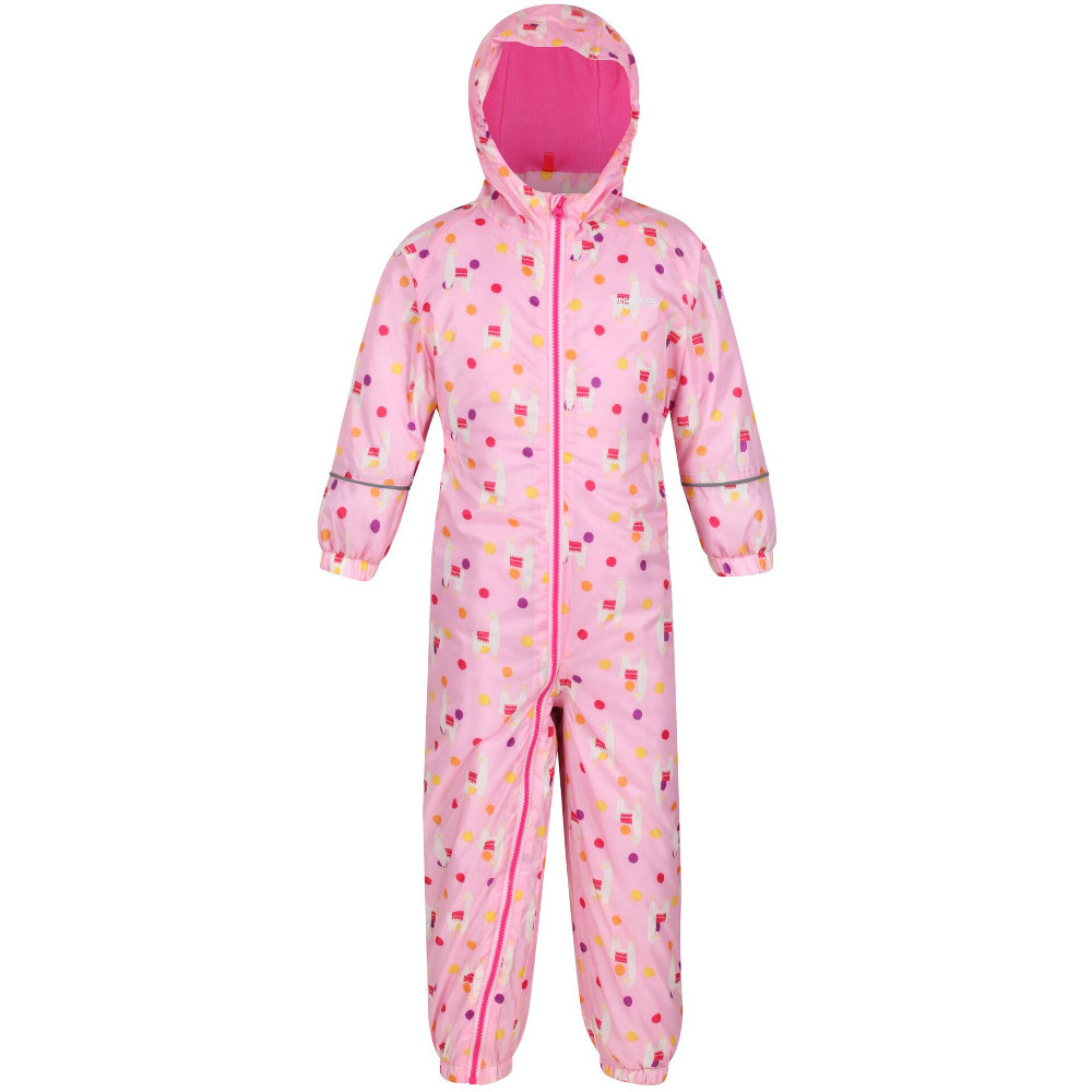 Regatta Boys & Girls Babies Printed Splat II Waterproof Rainsuits 24-36 Months