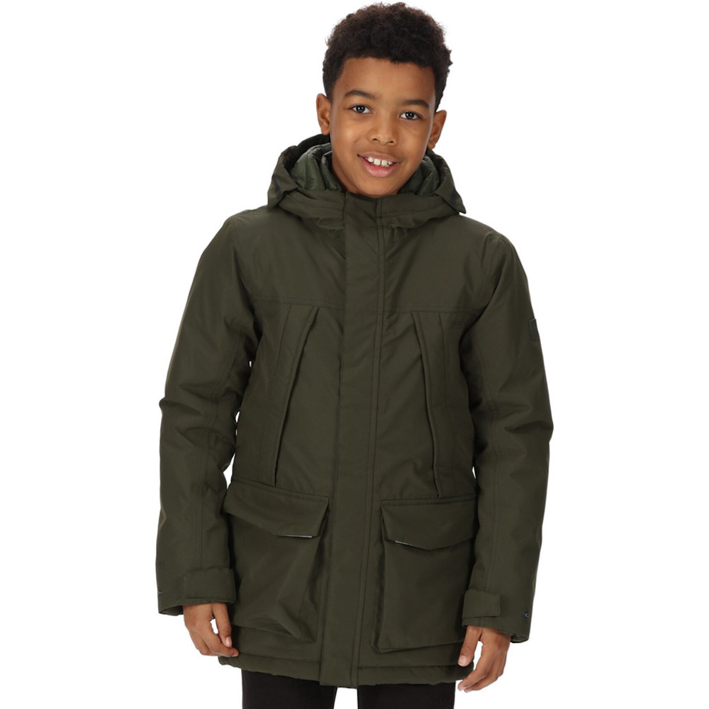 Regatta Boys Paddrick Waterproof Breathable Parka Coat 14 Years- Chest 34’, (86cm)