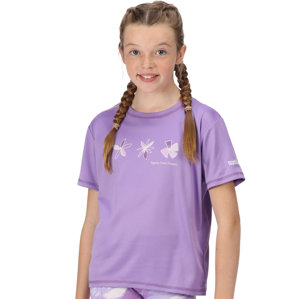 Product image of Regatta Boys Alvarado VI Quick Drying Short Sleeve T Shirt 9-10 Years - Chest 69-73cm (Height 135-140cm)