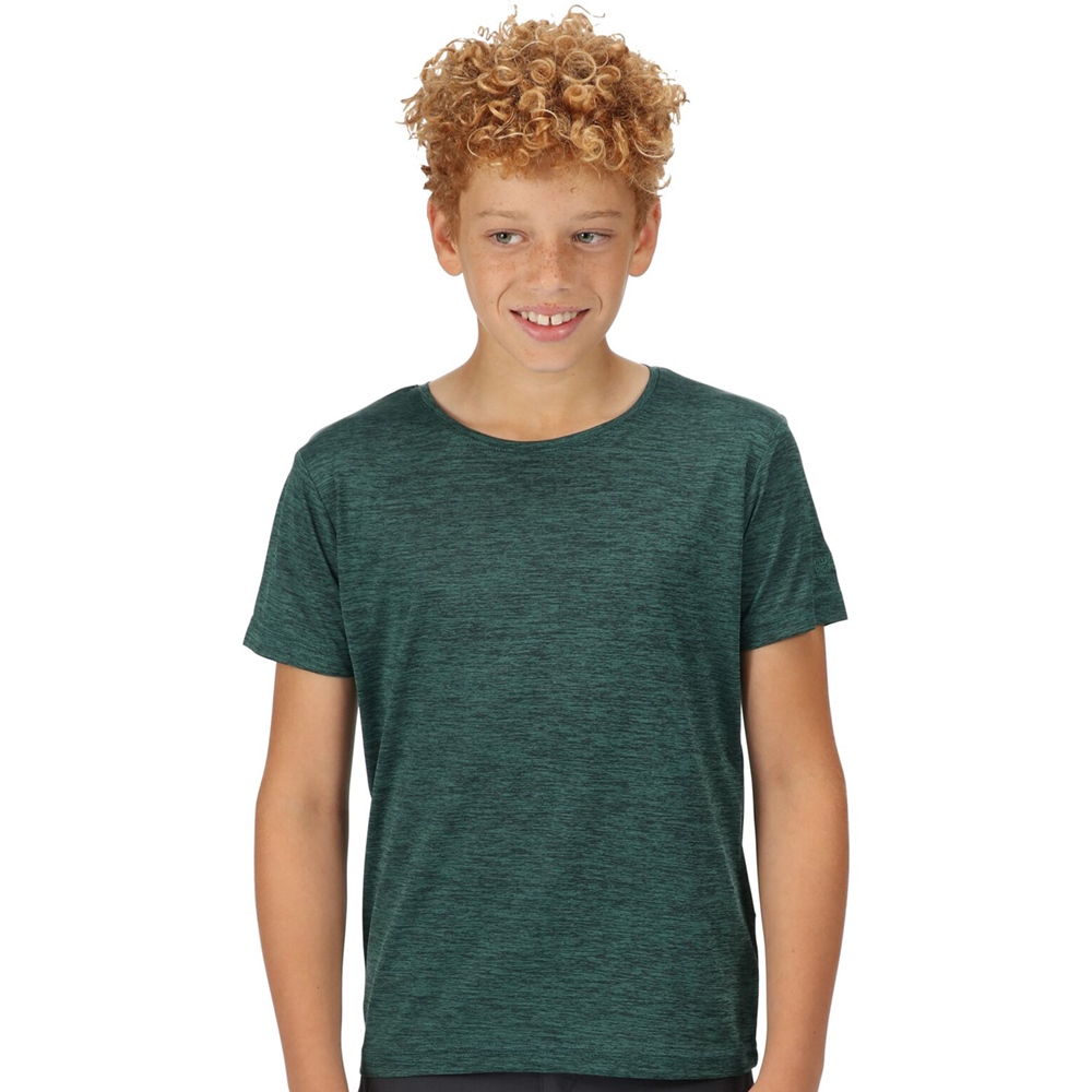 Product image of Regatta Boys Fingal Quick Drying Short Sleeve T Shirt 9-10 Years - Chest 69-73cm (Height 135-140cm)