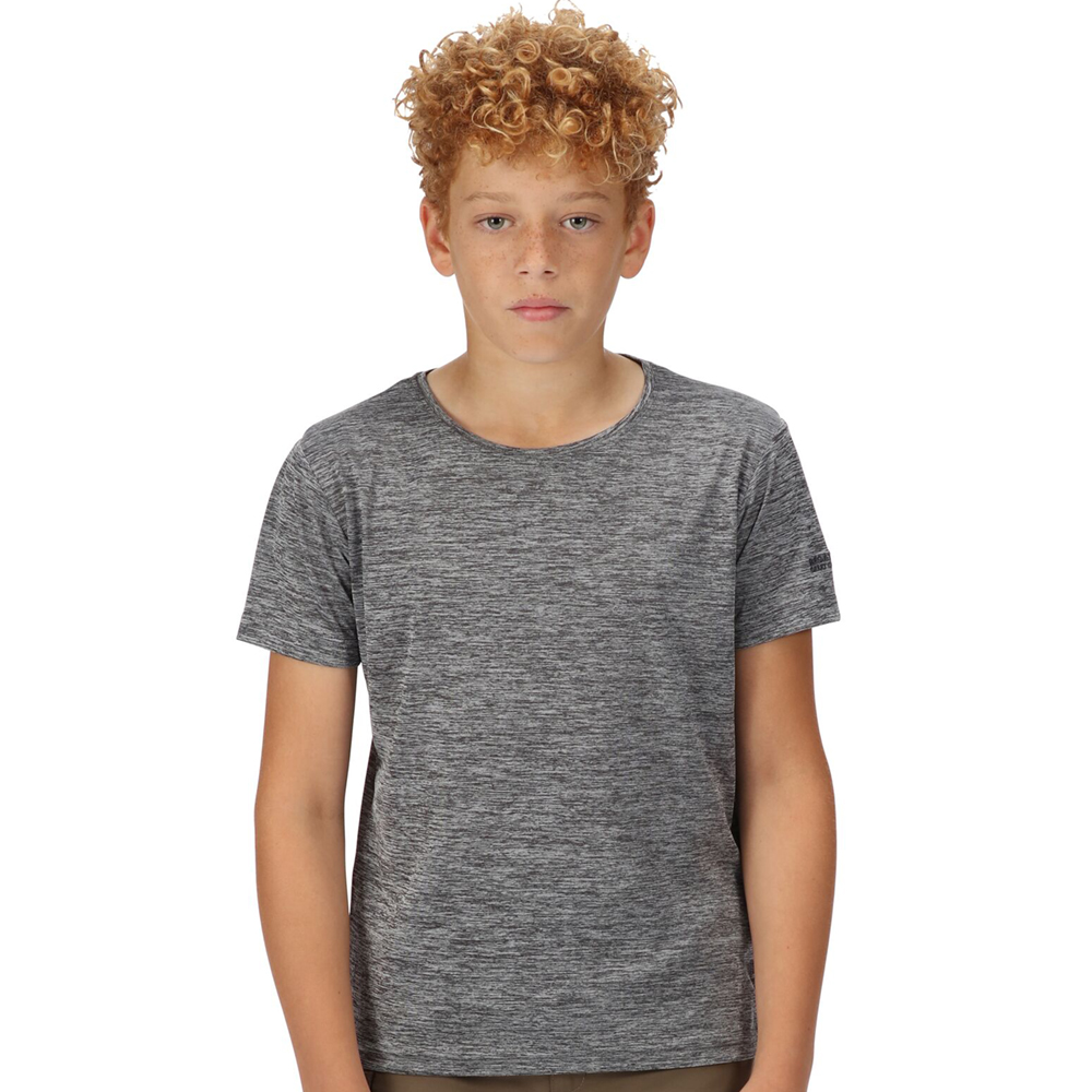 Product image of Regatta Boys Fingal Quick Drying Short Sleeve T Shirt 7-8 Years - Chest 63-67cm (Height 122-128cm)