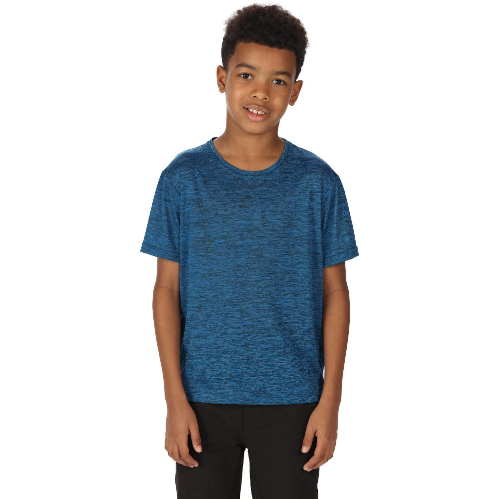 Product image of Regatta Boys Fingal Quick Drying Short Sleeve T Shirt 9-10 Years - Chest 69-73cm (Height 135-140cm)