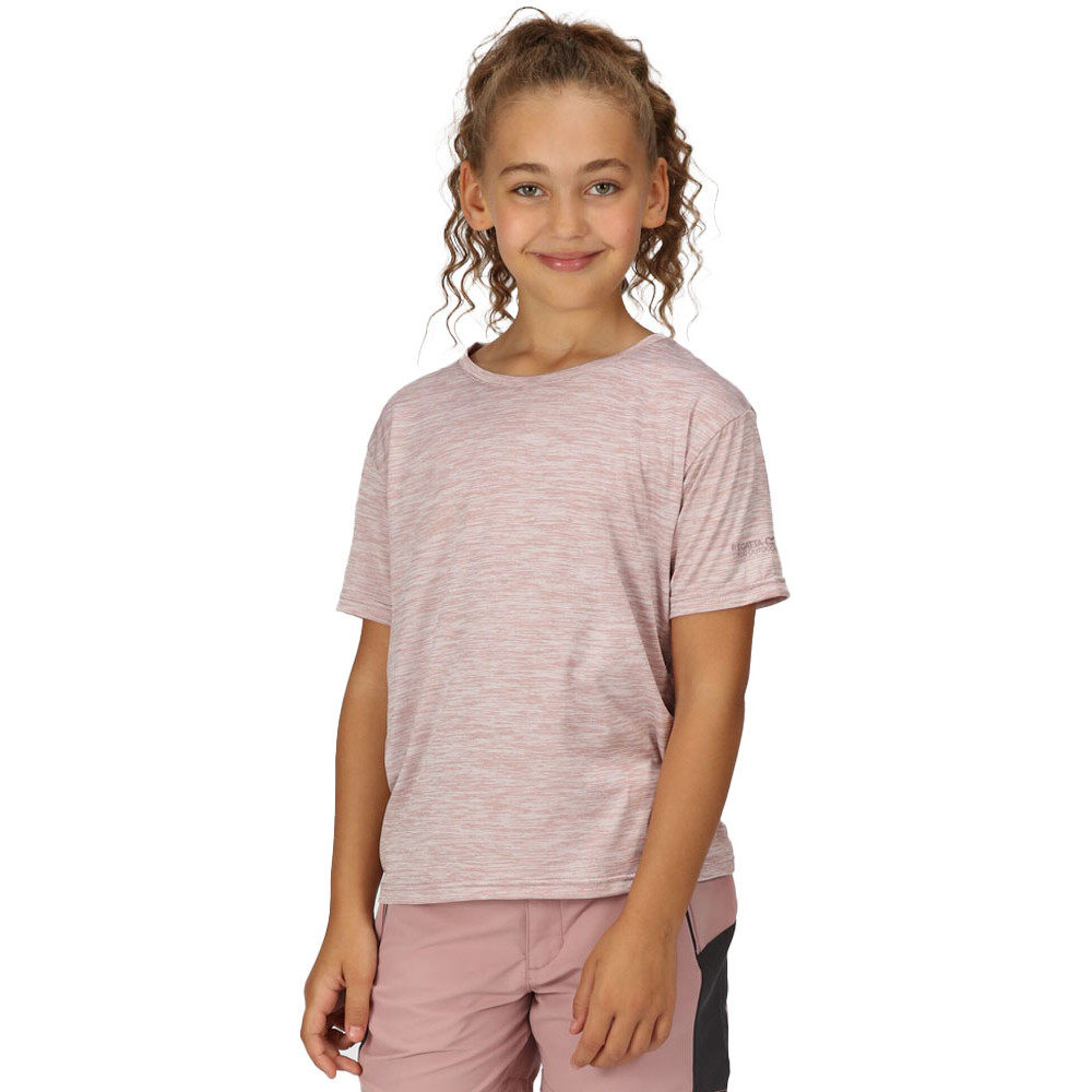 Regatta Girls Fingal Active Breathable Quick Dry T Shirt 14-15 Years - Chest 86-89cm (Height 164-170cm)