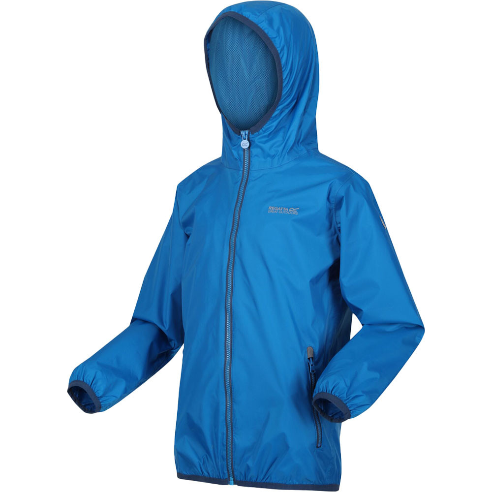 Regatta Boys & Girls Lever II Stretch Waterproof Breathable Jacket 7-8 Years - Chest 63-67cm (Height 122-128cm)