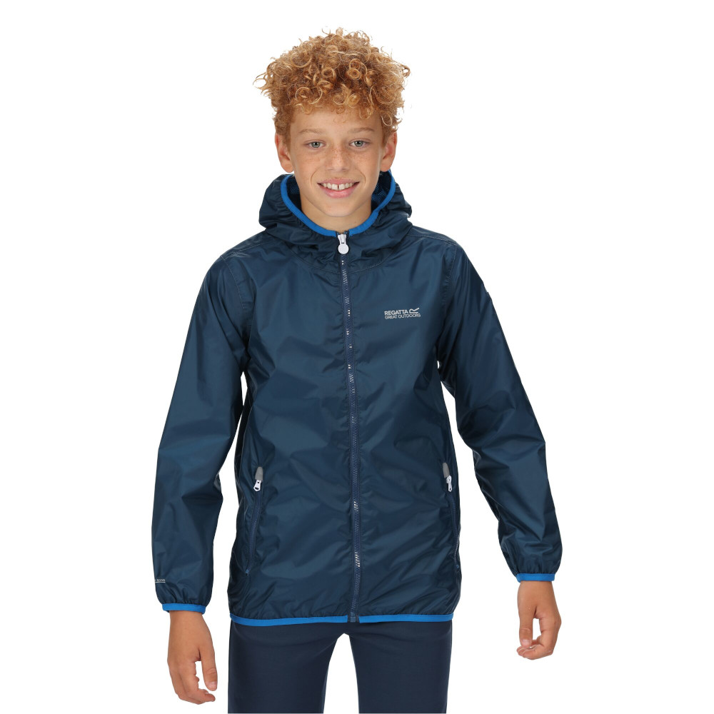 Regatta Boys & Girls Lever II Stretch Waterproof Breathable Jacket 3-4 Years - Chest 55-57cm (Height 98-104cm)