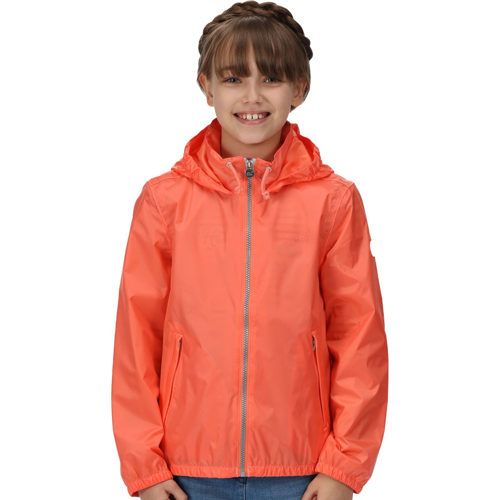 Regatta Girls Catkin Waterproof Breathable Jacket 7-8 Years - Chest 63-67cm (Height 122-128cm)