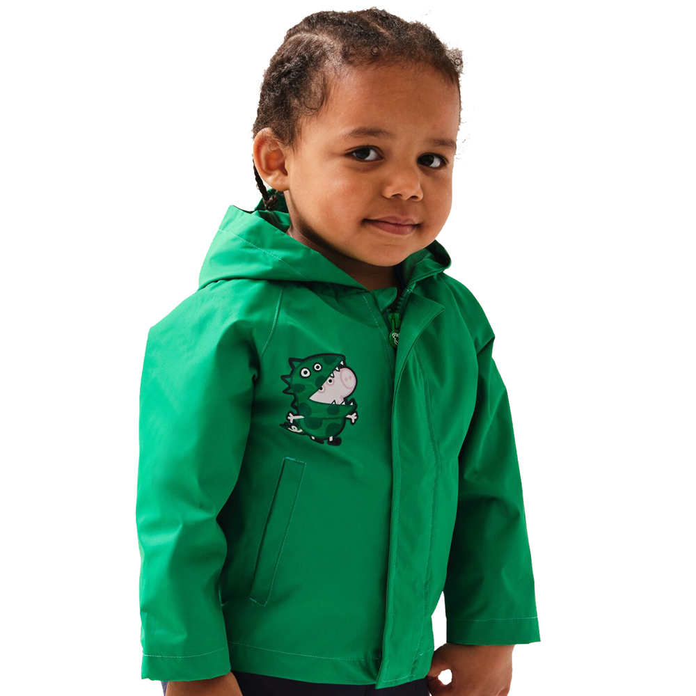 Regatta Girls Peppa Waterproof Durable Summer Jacket 60-72 Months (110-116cm)