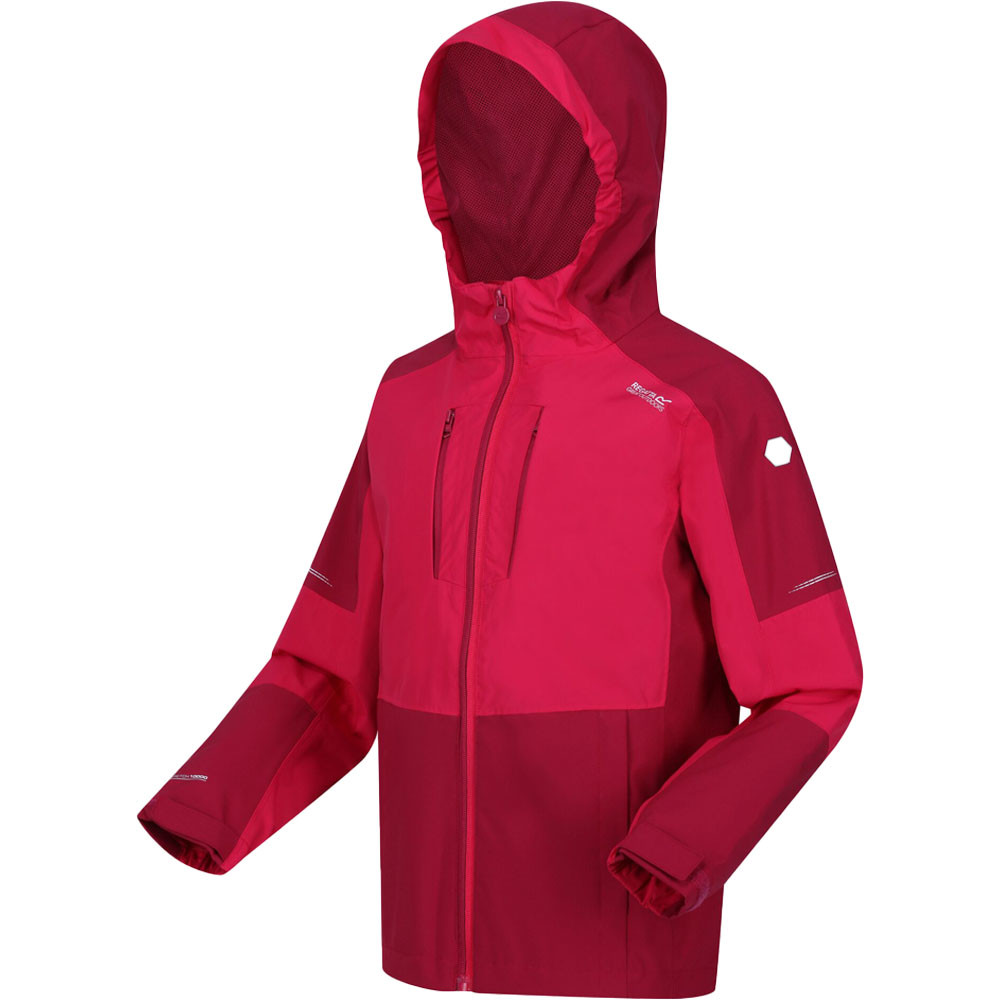 Regatta Girls Highton IV Waterproof Breathable Jacket Coat 5-6 Years - Chest 59-61cm (Height 110-116cm)