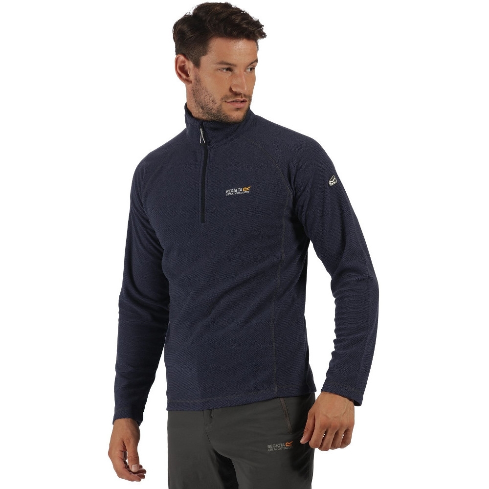 Product image of Regatta Mens Montes Lightweight Half Zip Summer Fleece Top XXL - Chest 46-48' (117-122cm)