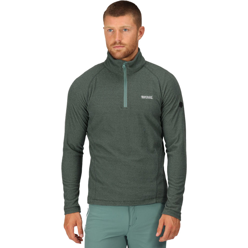 Regatta Mens Montes Half Zip Lightweight Microfleece Midlayer Top S - Chest 37-38' (94-96.5cm)