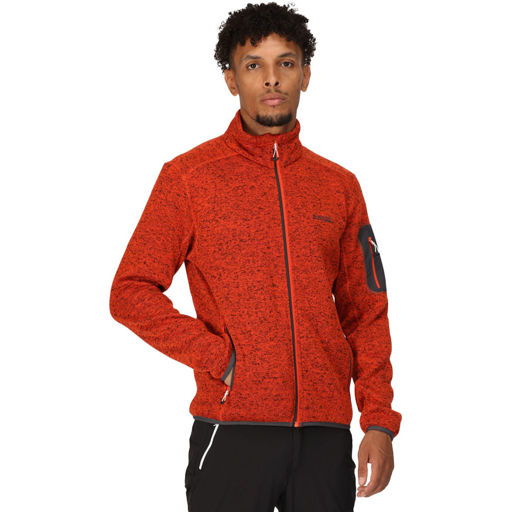 Regatta Mens Newhill Full Zip Breathable Fleece Jacket XXL - Chest 46-48' (117-122cm)