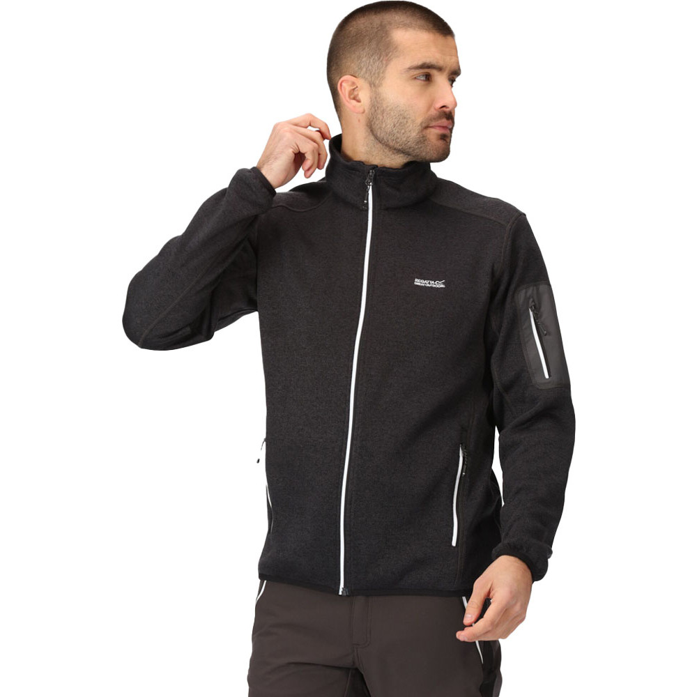 Regatta Mens Newhill Full Zip Breathable Fleece Jacket 3XL - Chest 49-51’ (124.5-129.5cm)
