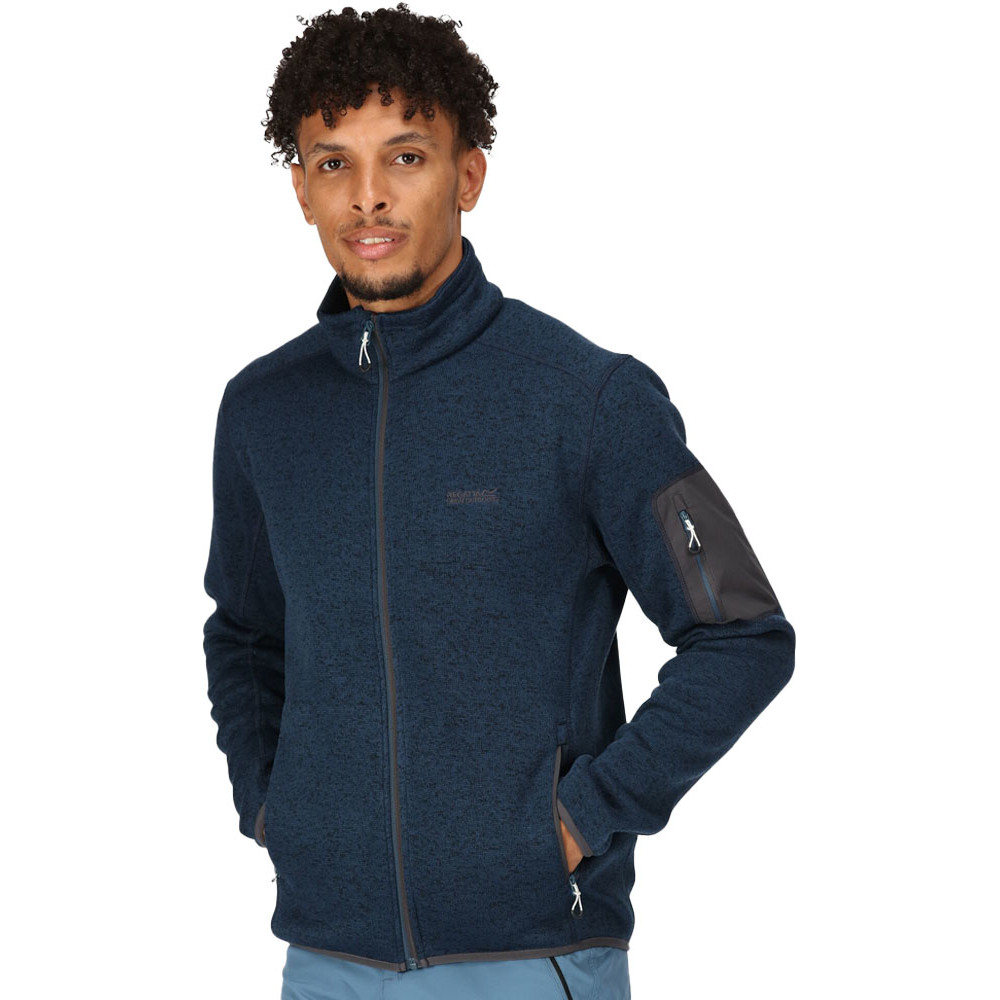 Regatta Mens Newhill Full Zip Breathable Fleece Jacket XXL - Chest 46-48' (117-122cm)